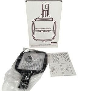 Kenmore Janome Elna Sliding Multi Position Embroidery Hoop 5 NOB 209310 Template